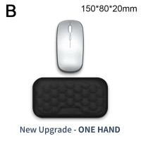 Подставка для клавиатуры, мыши, запястья, массажная текстура, защита запястья, поддерживающий коврик для ПК, игровых ноутбуков, клавиатур, мыши, хлопковая подставка с эффектом памяти