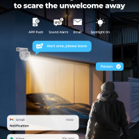 Беспроводная IP-камера видеонаблюдения H.VIEW, 5 Мп, 1080P