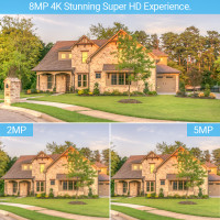 IP-камера видеонаблюдения, 8 Мп, объем памяти 32-128 Гб