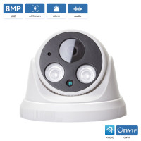 IP-камера с внутренним микрофоном, 4K, 8 Мп, DC 12 В