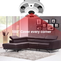 IP-камера с объективом рыбий глаз, 8 Мп, 4K, 1,7 мм