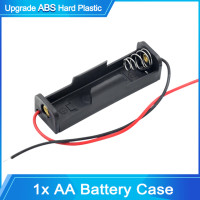 Черный пластиковый ящик для хранения батарей AA LR6 HR6