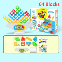 Игра Tetra Tower, штабелируемые блоки, штабелируемые строительные блоки, балансировочная головоломка, доска, сборные блоки, развивающие игрушки для детей и взрослых