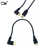 Mini USB и Micro USB кабель 5 Pin штекер-штекер USB 3,1 Тип C угловой OTG