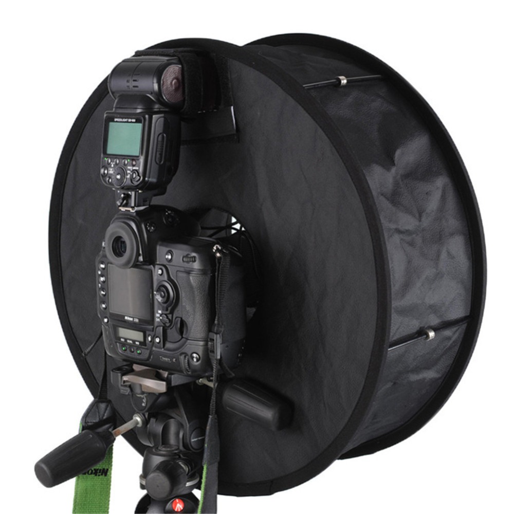 45cm Ring Softbox Speedlight Round Style Flash Light Shoot Soft box Foldable Soft Flash Light Diffuser For DSLR Canon Nikon (7)