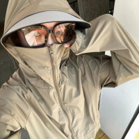 戶外百搭寬鬆防曬衣女款夏季新款抗UV薄款透氣防曬服開衫外套