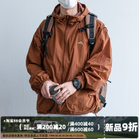 春夏防曬衣男夾克抗UV薄款防曬服情侶寬鬆連帽衝鋒衣外套潮牌