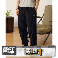BDCT 日系復古字母刺繡束口褲男潮 街頭潮流寬鬆休閒基礎長褲
