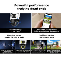 IP-камера видеонаблюдения, 8 Мп, 4K, PTZ, Wi-Fi