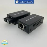 Оптоволоконный медиа-конвертер BIDI mini Gigabit SC, 1 пара, волоконно-оптический трансивер Rj45, 20 км, 10/100/1000 м