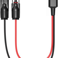 ALLPOWERS 1,5 м Солнечный удлинитель (16AWG к Anderson адаптеру) для солнечной панели, набор инструментов для солнечной панели, портативная электростанция