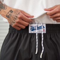 Battles2022夏季新品滴膠Logo輕薄速幹休閒運動短褲男五分褲寬鬆