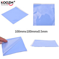 Термальность Pad GPU Процессор радиатор охлаждения Проводящий силиконовый коврик Термальность смазка охлаждающая подставка для Процессор GPU радиаторы 100 мм * 100 мм * 0,5 мм