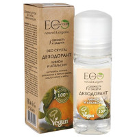 EcoLab, Дезодорант Crystal Лимон и апельсин, 50 мл