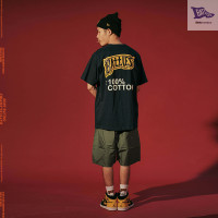 超值三件套Battles夏季新品嘻哈休閒印花潮牌短袖純棉短袖t恤套裝