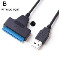 Кабель-переходник Easy Drive Line USB 2,0 на SATA 22pin, кабель-конвертер, линия для подключения HDD SSD, провод для 2,5 дюймовых жестких дисков