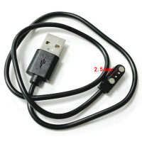 Магнитный зарядный кабель USB 2pin 2,54 шаг usb к 2 pogo pin Магнитный зарядный кабель штекер для умных часов GT88 G3 KW18 Y3 GT68