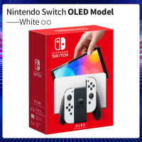 Игровая консоль Nintendo Switch на органических светодиодах с 7-дюймовым OLED-экраном, ТВ, настольным ручным режимом, 64 ГБ, белый и синий, красный набор