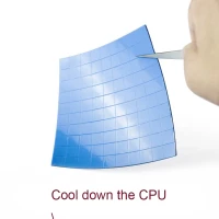 Силиконовые термопрокладки для ЦПУ, 10х10х1 мм, 100 шт