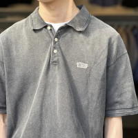 【予售】 VISVIM1 JUMBO WELLER S/S 鯉魚刺繡做舊短袖POLO衫22AW