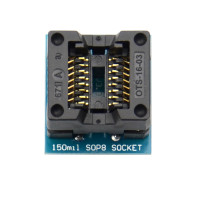 Бесплатная доставка, 1 шт., от SOP8 до DIP8, SOP8, повернуть DIP8 SOIC8 до DIP8, IC программатор, адаптер для розетки меньше 150 мил