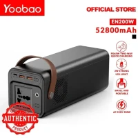 Yoobao EN200W Переносная зарядная станция 200 Вт 52800мАч - Универсальный источник питания 220 В для активного образа жизни