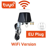 Умный контроллер клапана Tuya Wifi/Zigbee для подачи воды и газа, автоматическое отключение, совместим с Alexa Google Assistant