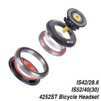 Bike Fork Internal Steering Bearing MTB Road Bicycle Headset CNC 1 1/8"-1 1/2" 1.5 Tapered 28.6 Straight Tube