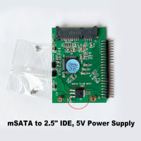 MINI PCI-E MSATA SSD 44Pin твердотельный диск до 1,8 дюймов 3,3 в IDE/2,5 дюйма 5 в IDE адаптер карта mSATA в IDE конвертер переходная плата