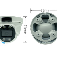 Металлическая купольная IP-камера XMYE ICsee P2P ONVIF IP66 с низким освещением, 4K, 8/5/3MP, IMX415, IMX335, IMX307