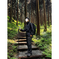 美式機能衝鋒褲男款戶外專業徒步登山褲子防風防水速乾爬山工裝褲