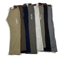 美式經典 船勾 春秋男士休閒褲子寬鬆直筒純色簡約寬鬆長褲有大尺碼