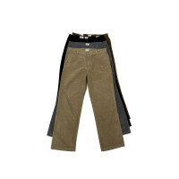 小李旗下 船勾 美式復古經典純色休閒長褲男秋季純棉燈芯絨褲子潮