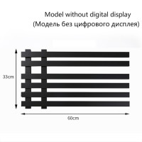 OXG черная электрическая фотостойка, тепловое сухое полотенце для ванной, электрическая вешалка для полотенец, термостатический сенсорный дисплей, энергосберегающий