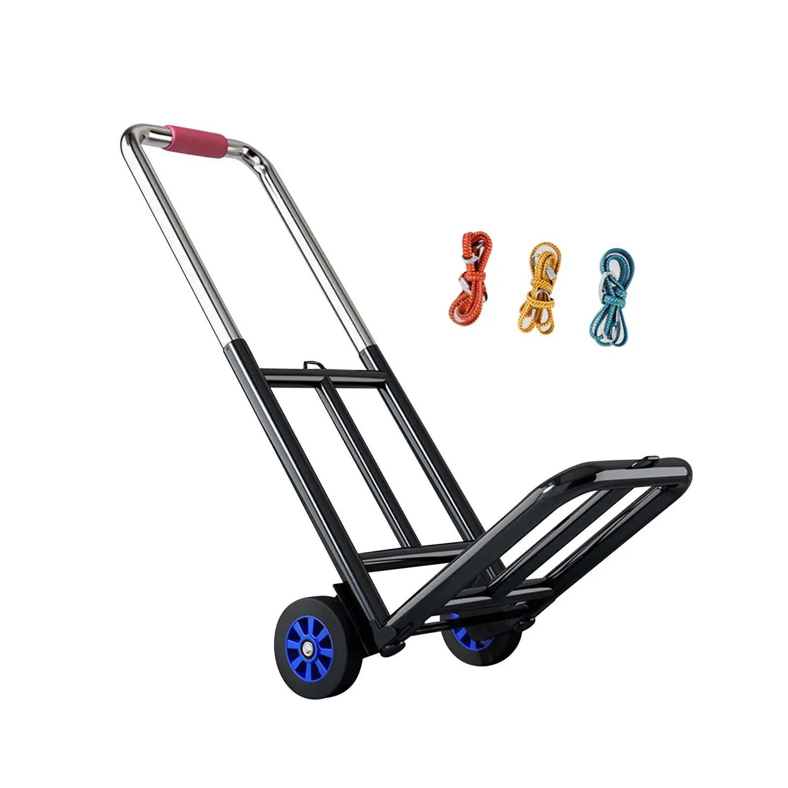 Folding Hand Truck Utility Cart Folding Hand Cart Heavy Duty Luggage Cart for Office