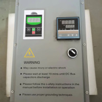 Промышленный магнитный индукционный нагреватель с измерителем температуры для пластиковых обрабатывающих машин, 10 кВт, 10000 Вт, 3 фазы, 380 В