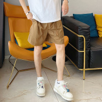 朱渣渣冰絲短褲男夏季薄款速乾透氣涼感極簡戶外寬鬆時尚休閒褲潮