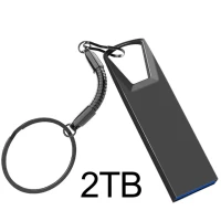 Металлический Usb 3.0 2 ТБ высокоскоростной Флэш-накопитель 1 ТБ серебристый Usb флэш-накопитель 512 ГБ Водонепроницаемая Usb-карта типа C Бесплатная доставка