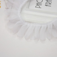 Шифоновая сетчатая кружевная ткань