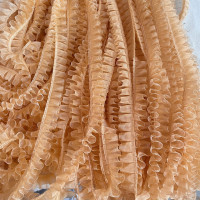 5 ярдов, 25 мм, кружевная марлевая лента со складками, сделай сам, ручная работа, заколка для кукол, платьев, тканевая лента для упаковки подарков на свадьбу, вечеринку