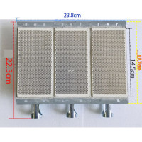 Керамическая сотовая паяльная плата для газового обогревателя, огнеупорная нагревательная плита, газовая плита, паяльная плата, 14,5*22,3*23,8 см, 1 шт.