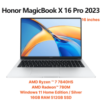 Ноутбук Honor MagicBook X 16 Pro 2023 Ryzen Edition 16 дюймов серебристый AMD R7 7840HS Windows 11