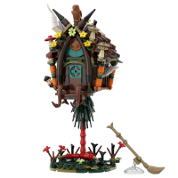 Конструктор Moc Brickheadz Баба Яга хижина бабушка Яга Конструктор из фильма модель фигурки героев конструктор игрушки для детей подарок игрушки