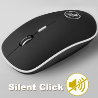 Бесшумная беспроводная мышь для ПК, компьютерная мышь, геймерская эргономичная мышь, оптическая Бесшумная USB мышь, бесшумная беспроводная мышь для ПК, ноутбука
