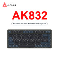 Механическая проводная клавиатура AJAZZ AK832 PRO, 2500 мАч, 2,4 ГГц, Bluetooth