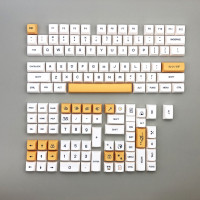 125 клавиш PBT Keycap XDA Profile DYE-SUB
