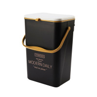 Настенное подвесное мусорное ведро л, кухонный контейнер для мусора, переработка с крышкой, бытовой шкаф, подвесная мусорная корзина
