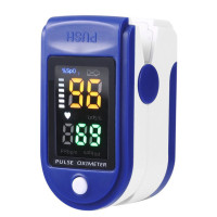Портативный пульсоксиметр, измеритель сердечного ритма и уровня кислорода в крови, с цветным экраном, 4 цвета