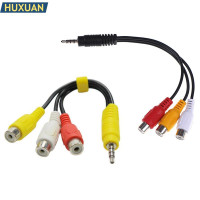 1 шт., кабель для видеокамеры с разъемом 3,5 мм на RCA, 3,5 мм
