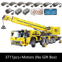 Технический автомобиль экскаватор APP пульт дистанционного управления Мотор мощность T4001 Кирпичи Строительные блоки инженерный грузовик игрушки Дети Moc наборы подарок